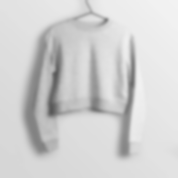 Heather grey long sleeve crop top